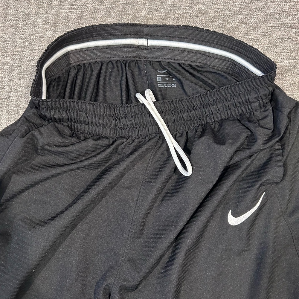 Nike Black Jogger Pants with White Logo